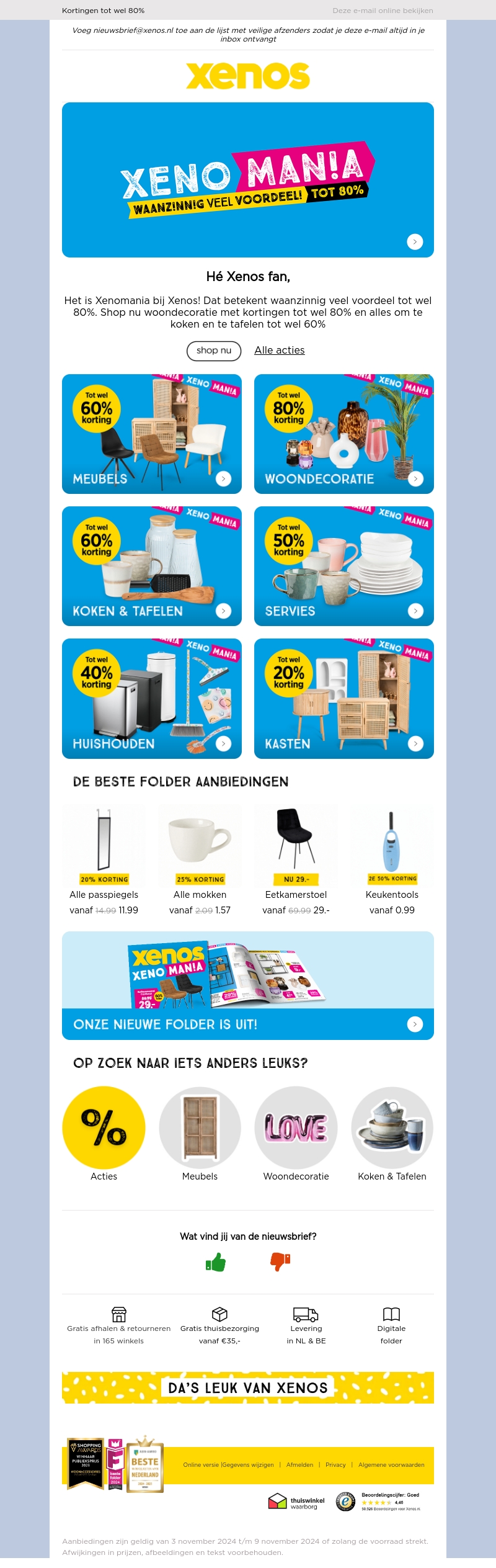 XENOMANIA: Waanzinnig veel voordeel XENOMANIA: Waanzinnig veel voordeel