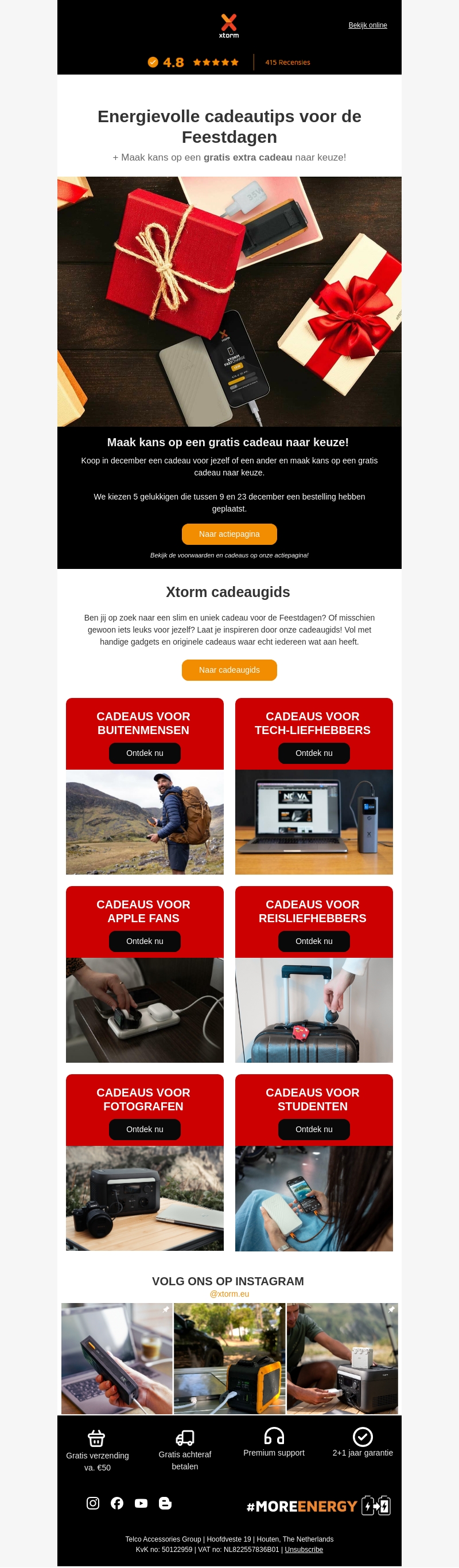 Maak kans op een gratis kerstcadeau! Maak kans op een gratis kerstcadeau!