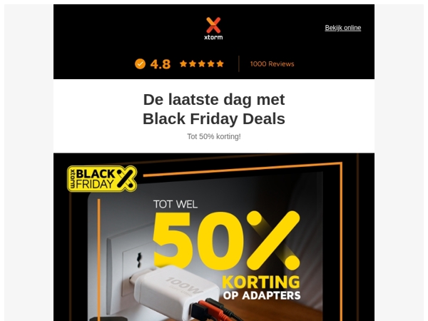 De laatste dag met ​Black Friday Deals⚫