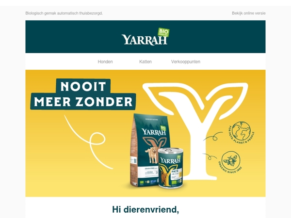 Biologisch gemak automatisch thuisbezorgd.