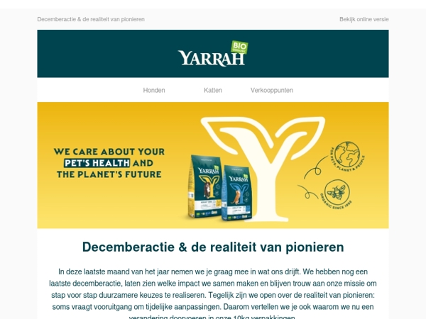 Decemberactie & de realiteit van pionieren