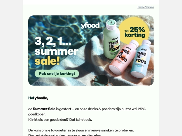 ☀️ Tot 25% korting – de Summer Sale is begonnen!