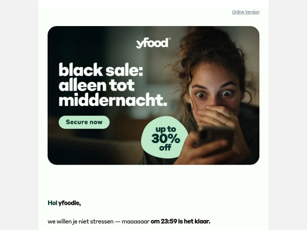 😱Alleen vandaag: pak 30% korting!