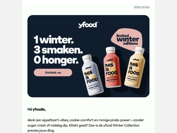 ❄️Alleen tijdelijk: zó smaakt de winter