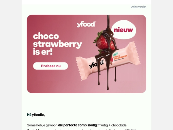 Nieuw: Choco Strawberry Reep 🍓🍫