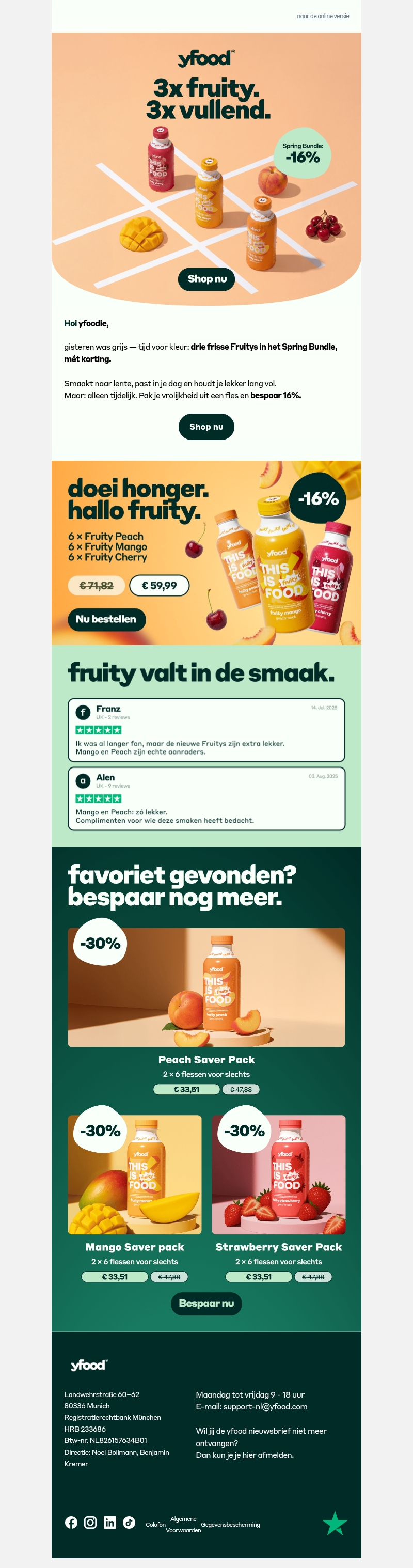 Tijdelijk: Fruity³ in het Spring Bundle Tijdelijk: Fruity³ in het Spring Bundle
