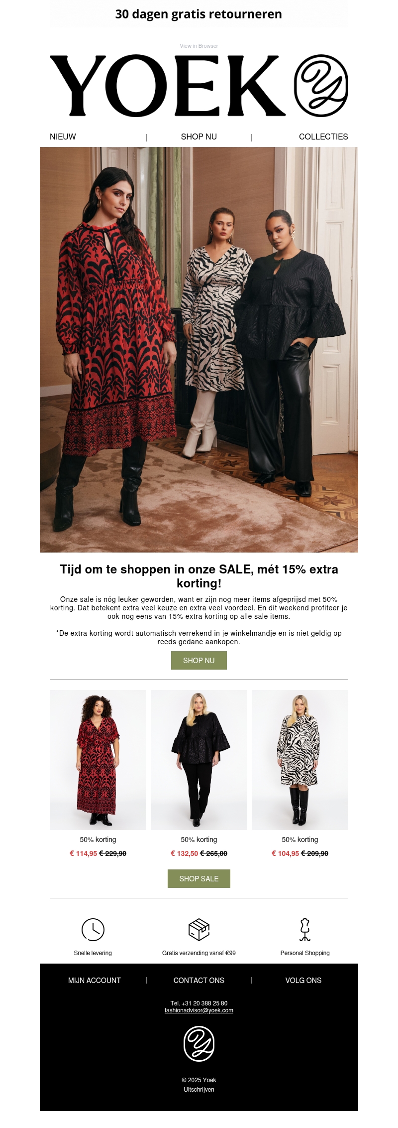 ❗Shop met 15% extra korting in de SALE ❗Shop met 15% extra korting in de SALE
