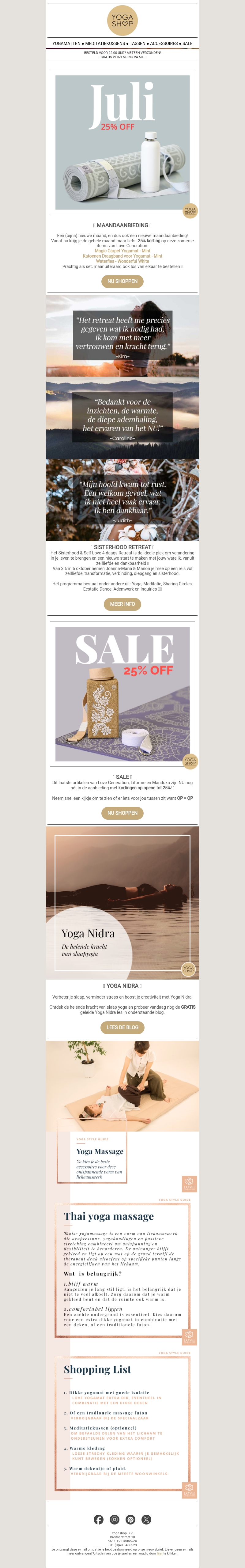 ✨️☀️25% korting op deze zomerse yogaset!☀️✨️ ✨️☀️25% korting op deze zomerse yogaset!☀️✨️