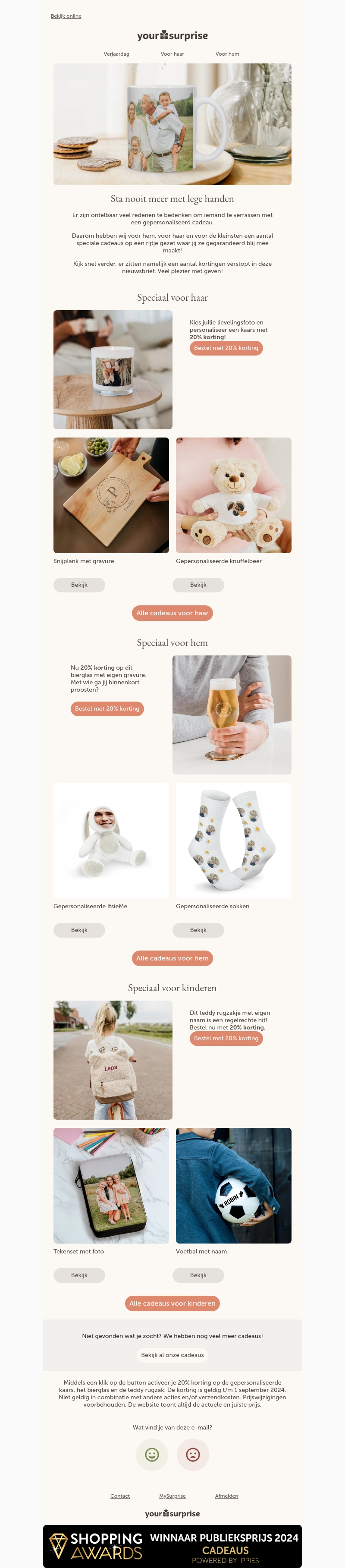 Altijd een speciaal cadeau te pakken Altijd een speciaal cadeau te pakken