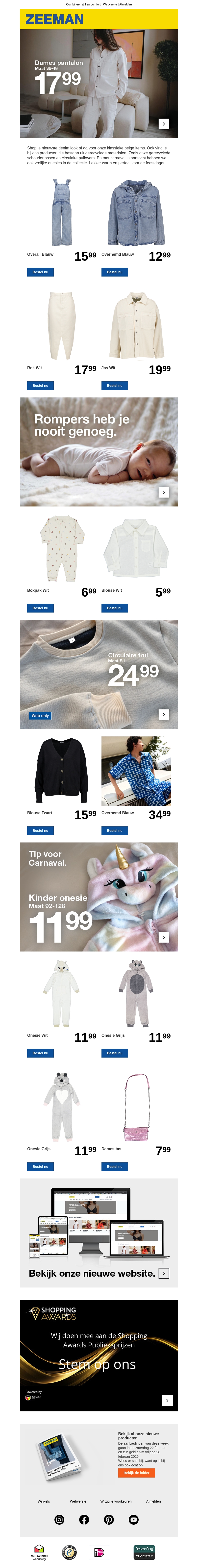 Je favoriete denim en beige items Je favoriete denim en beige items