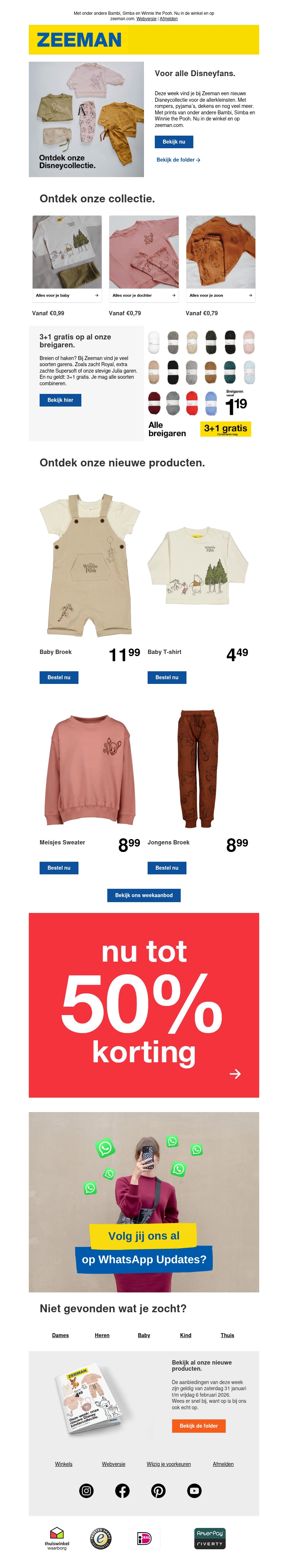 Ontdek onze nieuwe Disneycollectie Ontdek onze nieuwe Disneycollectie