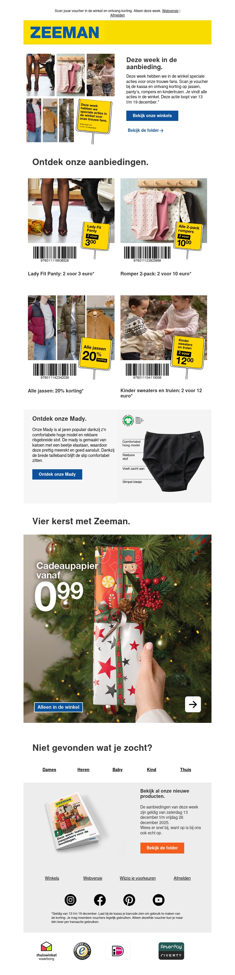 Acties voor onze trouwe fans: mis ze niet Acties voor onze trouwe fans: mis ze niet