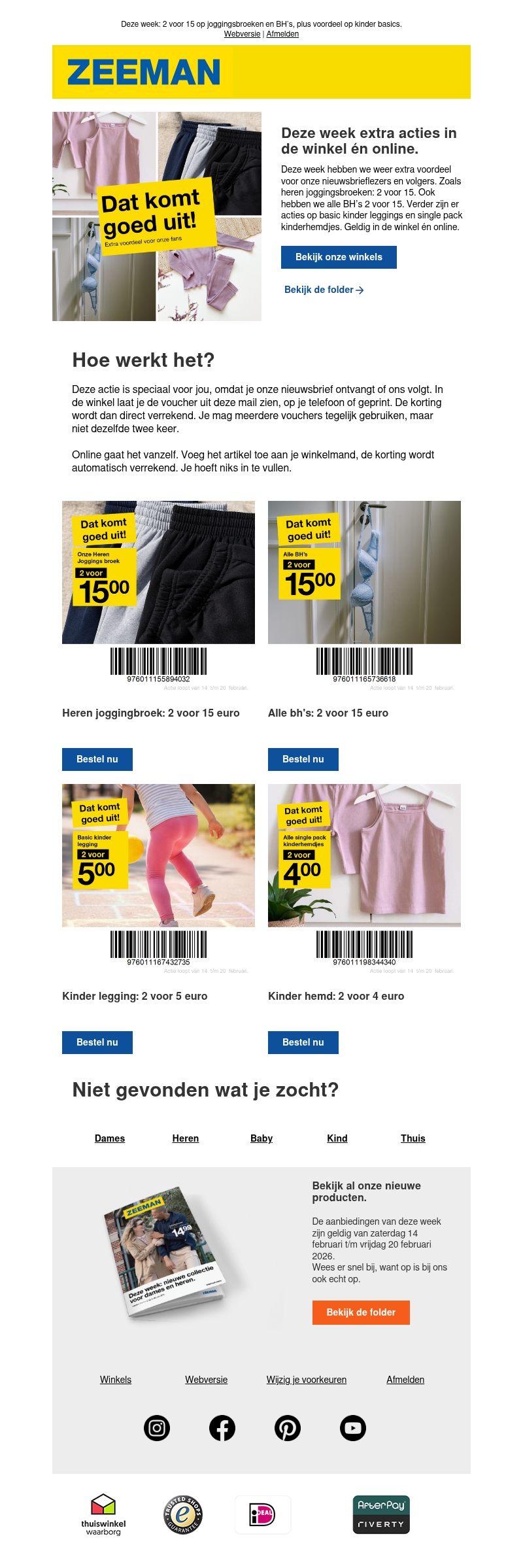 Speciaal voor jou: extra voordeel Speciaal voor jou: extra voordeel