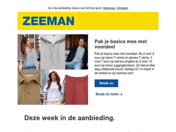Pak je basics mee met voordeel