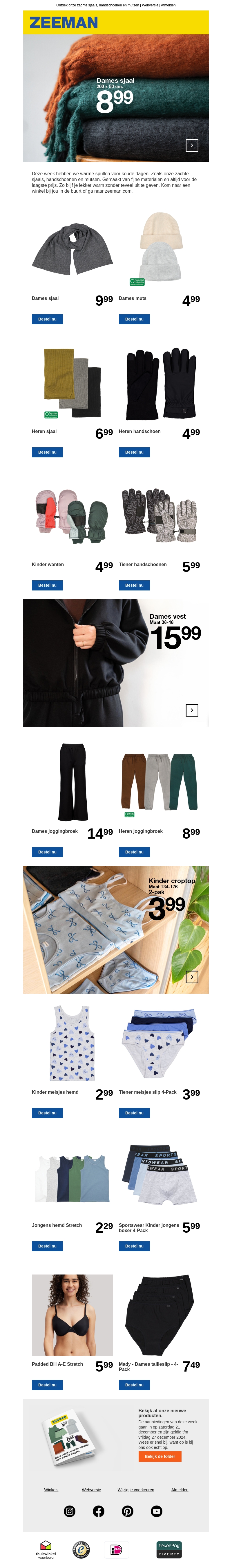 Warme spullen voor koude dagen Warme spullen voor koude dagen