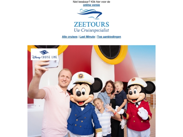 Magische Disney Cruises naar de zon