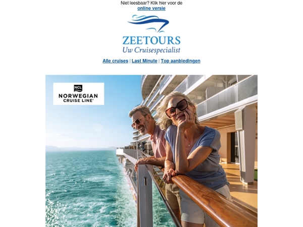 Norwegian Cruise Line: GRATIS All Inclusive pakket!