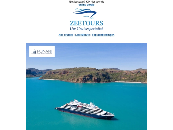 Exclusieve uitnodiging: Ponant event aan boord van de La Lapérouse