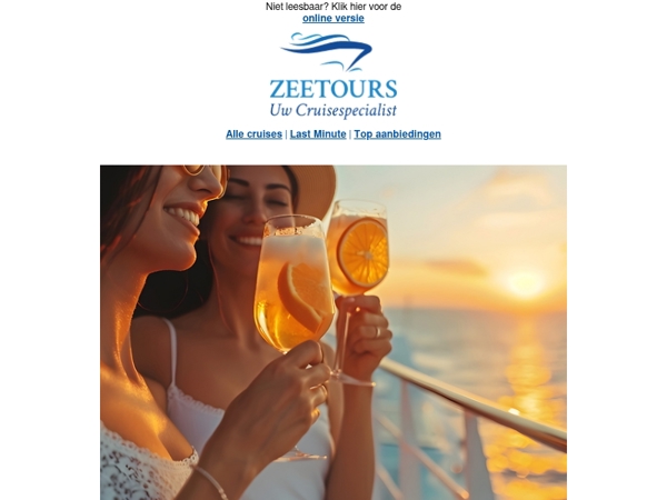 Zeetours totaalpakketten voor onbezorgde cruises