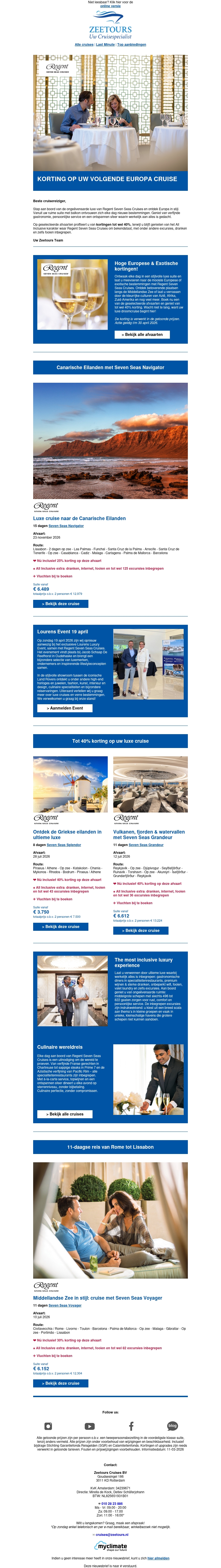 Luxe suites, bijzondere bestemmingen en tot 40% korting Luxe suites, bijzondere bestemmingen en tot 40% korting
