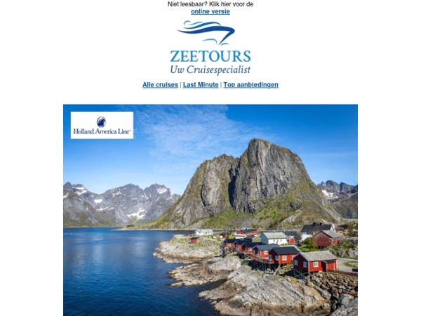 Holland America Line’s Nieuw Statendam ‘Have it All’ inclusief upgrades en extra boordtegoed