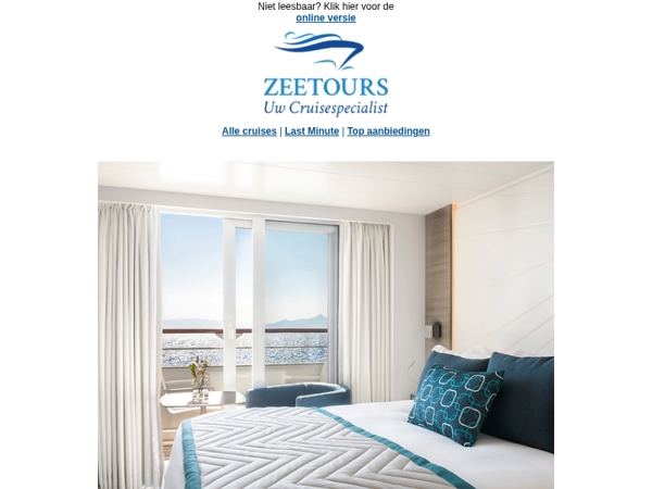Prachtige cruises vol avontuur bij Zeetours Cruises
