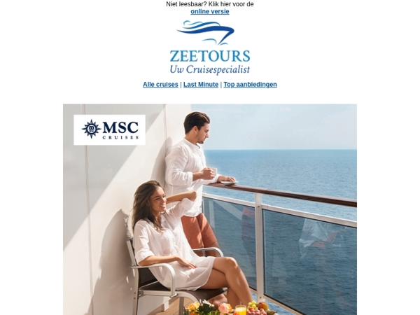 MSC Cruises: Geniet van een Last Minute cruise