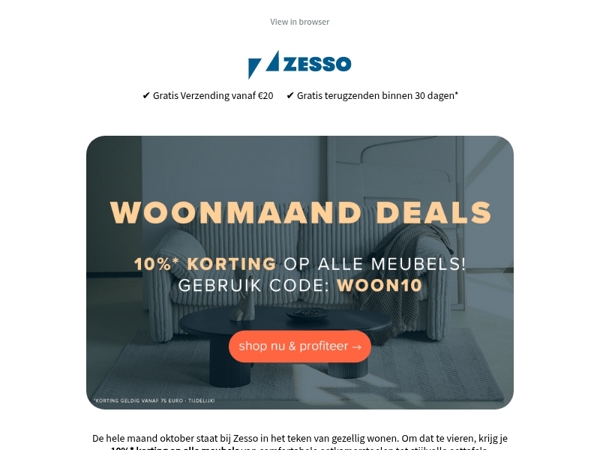 Woonmaand Deals! ✨