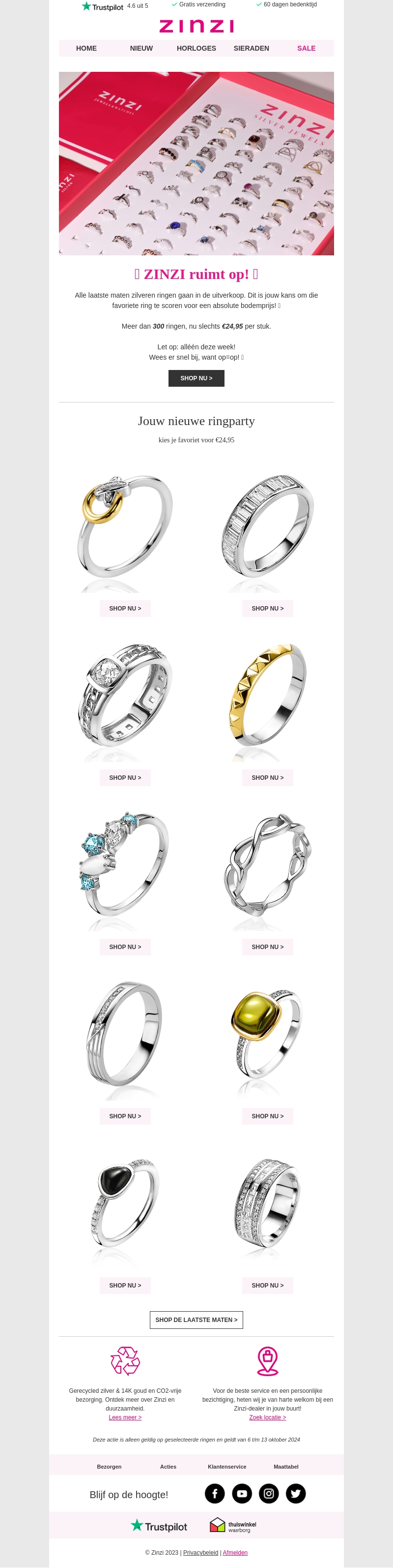 🚨 De allerlaatste ringmaten! 🚨 De allerlaatste ringmaten!