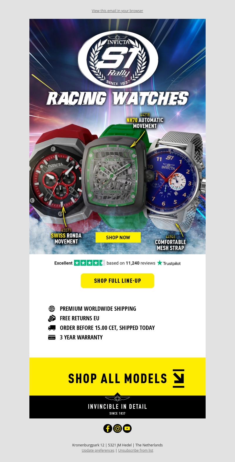 🏁 S1 Rally Collection: Your Race-Inspired Watch Awaits! 🏁 S1 Rally Collection: Your Race-Inspired Watch Awaits!