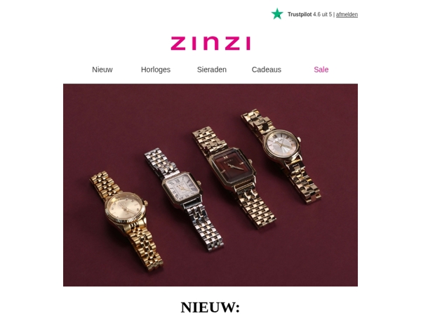 Tijdloze elegantie: de nieuwe Zinzi horloge collectie