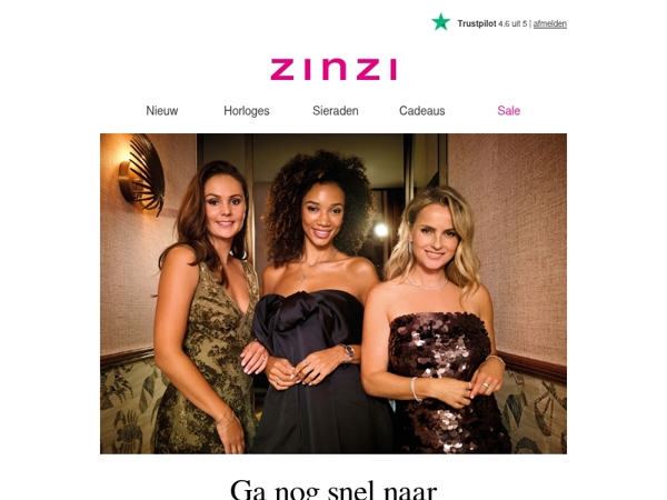 🛍️ Ren nog even langs de Zinzi-dealer voor een prachtig geschenk!