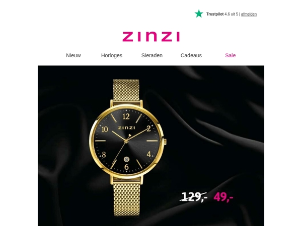 🚨 Laatste dagdeal: hoge korting op een Sophie horloge!