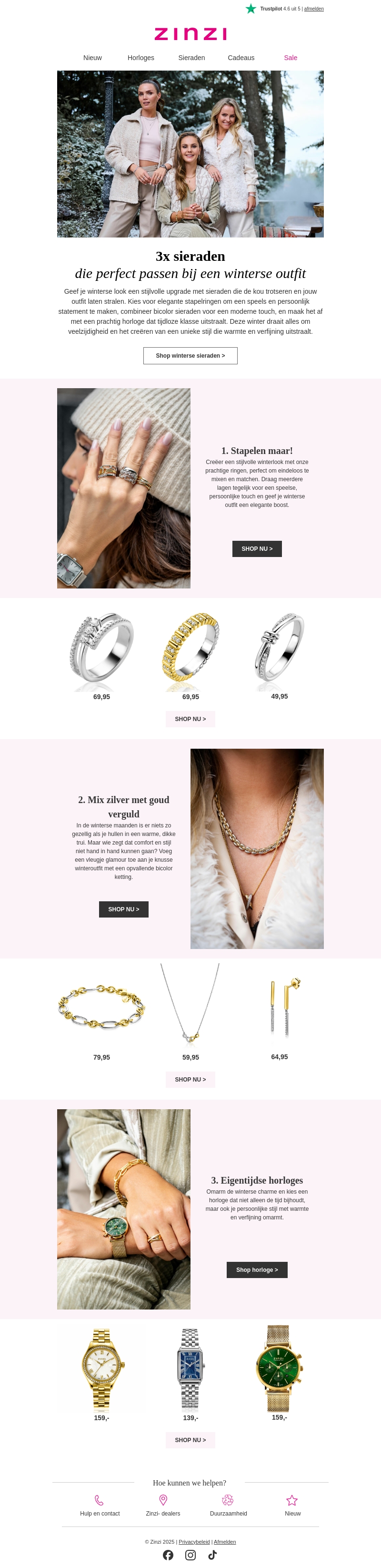 ❄️ 3x winterse sieradenlooks ❄️ ❄️ 3x winterse sieradenlooks ❄️