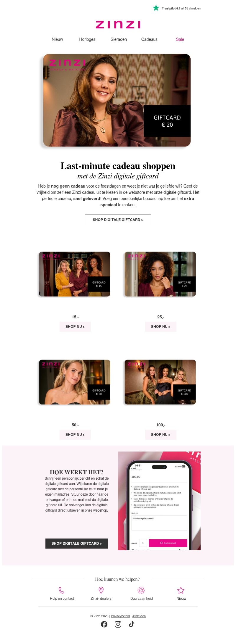 🫣 Geen cadeau geregeld? De digitale giftcard is dé oplossing! 🫣 Geen cadeau geregeld? De digitale giftcard is dé oplossing!