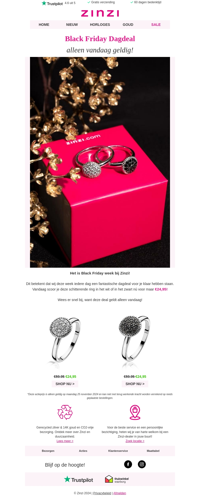 Black Friday Dagdeal Black Friday Dagdeal