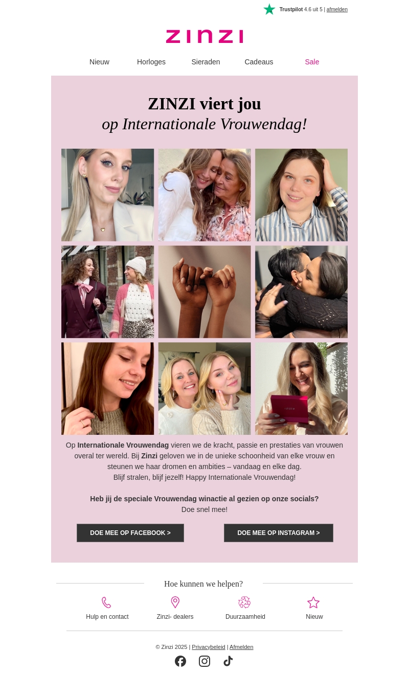Het is Internationale Vrouwendag en Zinzi viert jou! 🩷 Het is Internationale Vrouwendag en Zinzi viert jou! 🩷