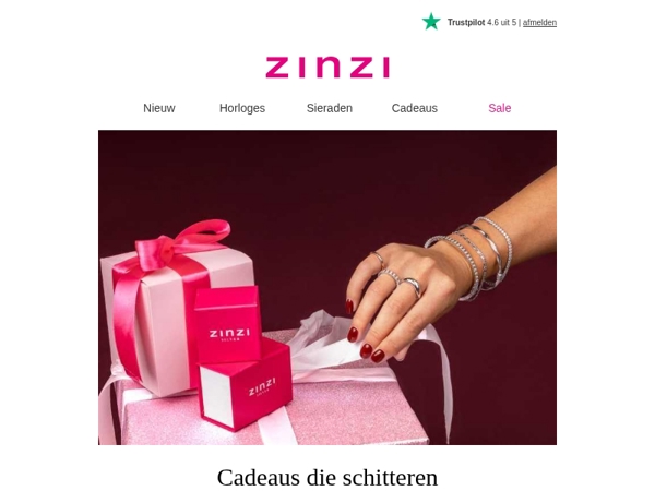 Geef een Zinzi sieraad cadeau 🎁