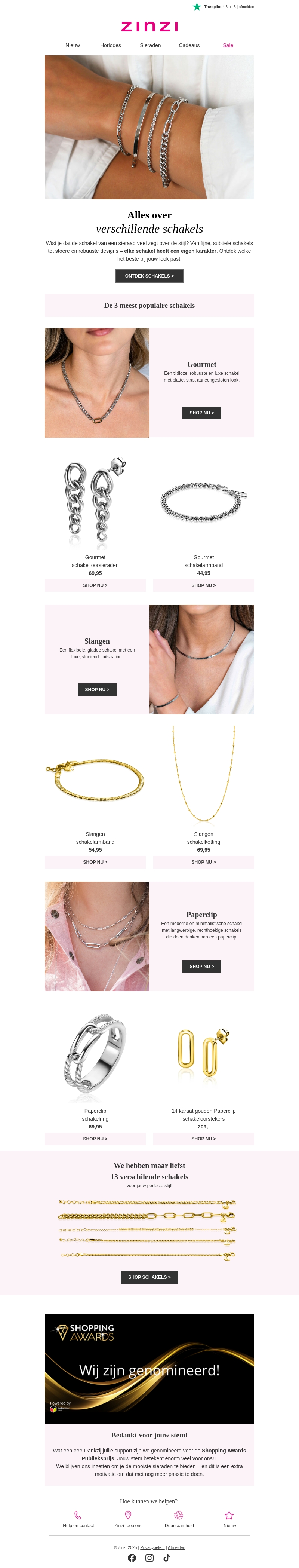 Ontdek alle 13 schakels: welke past bij jou? 🔗✨ Ontdek alle 13 schakels: welke past bij jou? 🔗✨