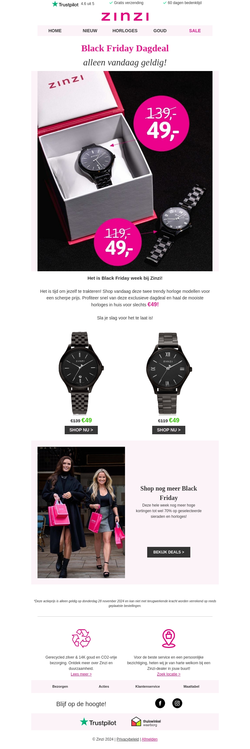 Mega korting op horloges! 🚨 Mega korting op horloges! 🚨