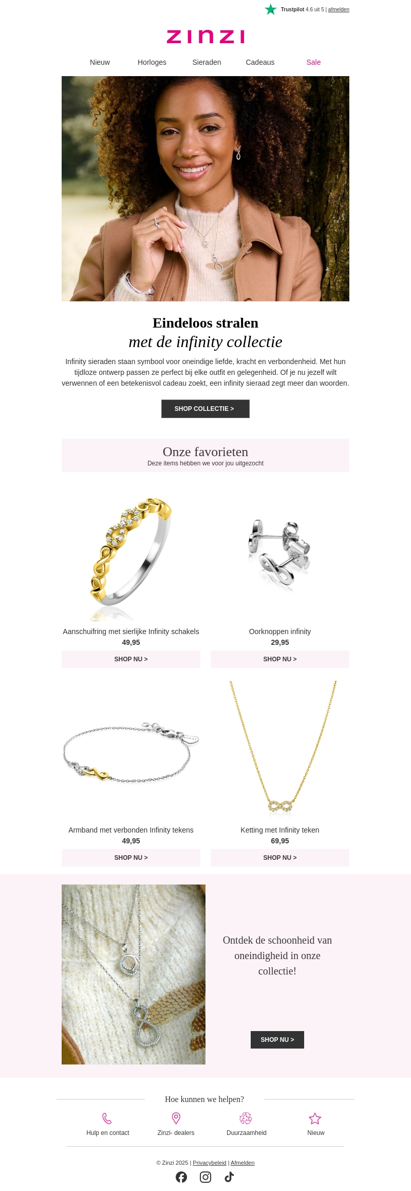 ♾️ Oneindige schoonheid: ontdek onze infinity sieraden ♾️ Oneindige schoonheid: ontdek onze infinity sieraden