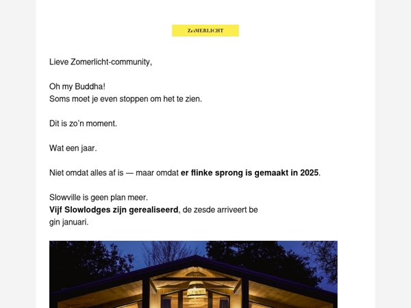 Warme groet in koude dagen