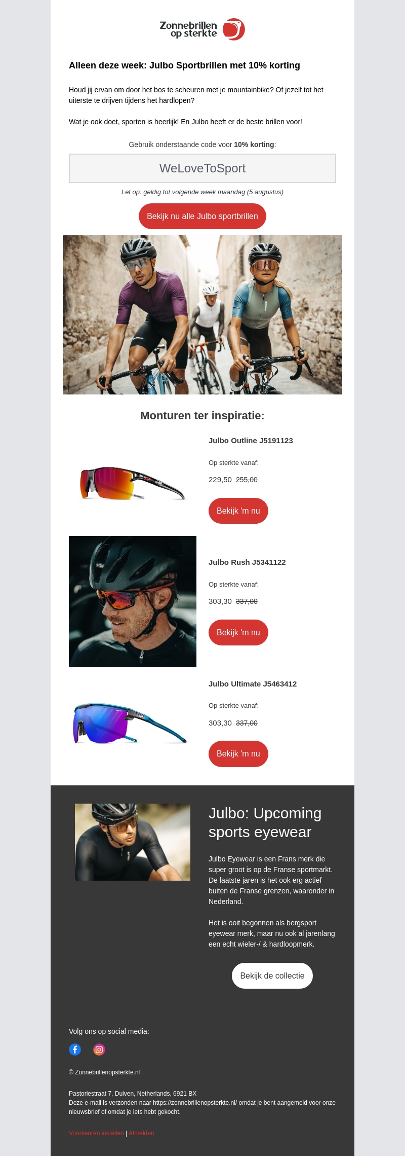 10% korting > Julbo Sportbrillen🚴♂️🏃♀️ 10% korting > Julbo Sportbrillen🚴♂️🏃♀️