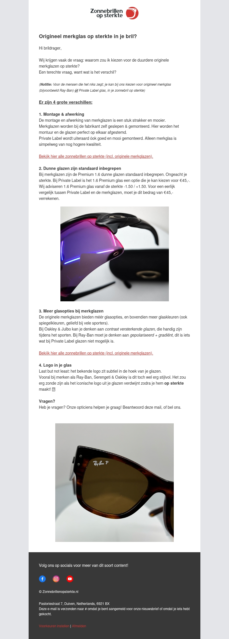 Brildrager, dit zijn 4 verschillen tussen Origineel glas & Private Label Brildrager, dit zijn 4 verschillen tussen Origineel glas & Private Label
