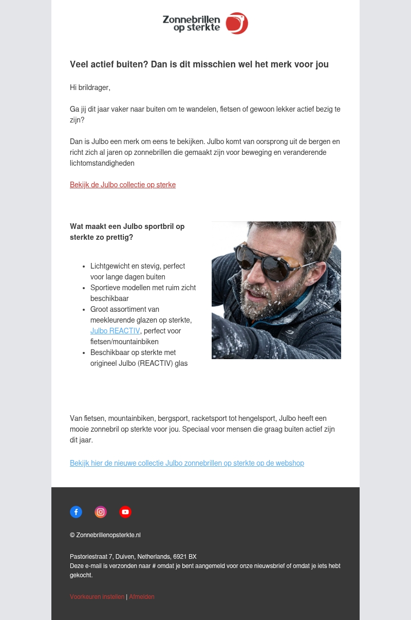 Brildrager, ontdek het perfecte merk voor buitensporters Brildrager, ontdek het perfecte merk voor buitensporters