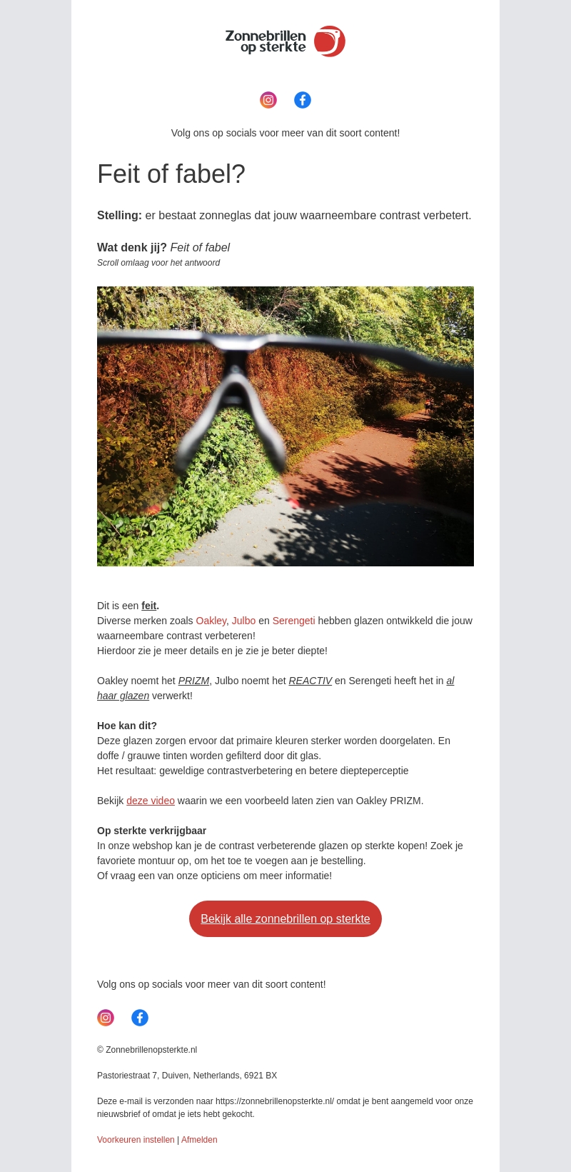 🤔Bestaat er zonneglas dat je contrast verbetert? 🤔Bestaat er zonneglas dat je contrast verbetert?