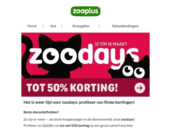  Tot wel 50% korting op onze populairste producten!