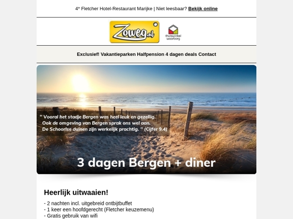 3 dagen Bergen + diner v.a. 85,-