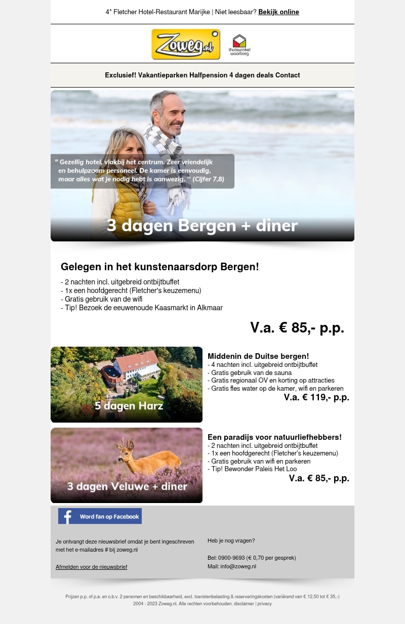3 dagen Bergen + diner v.a. 85,- 3 dagen Bergen + diner v.a. 85,-