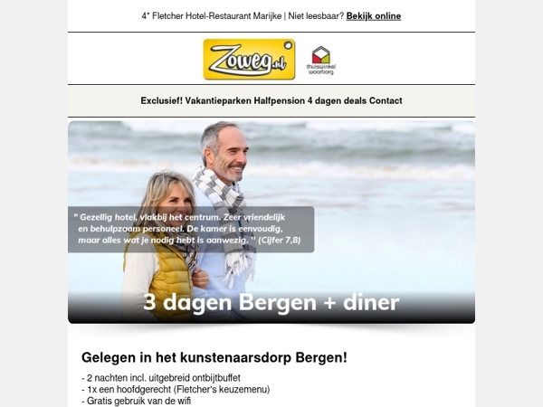 3 dagen Bergen + diner v.a. 85,-